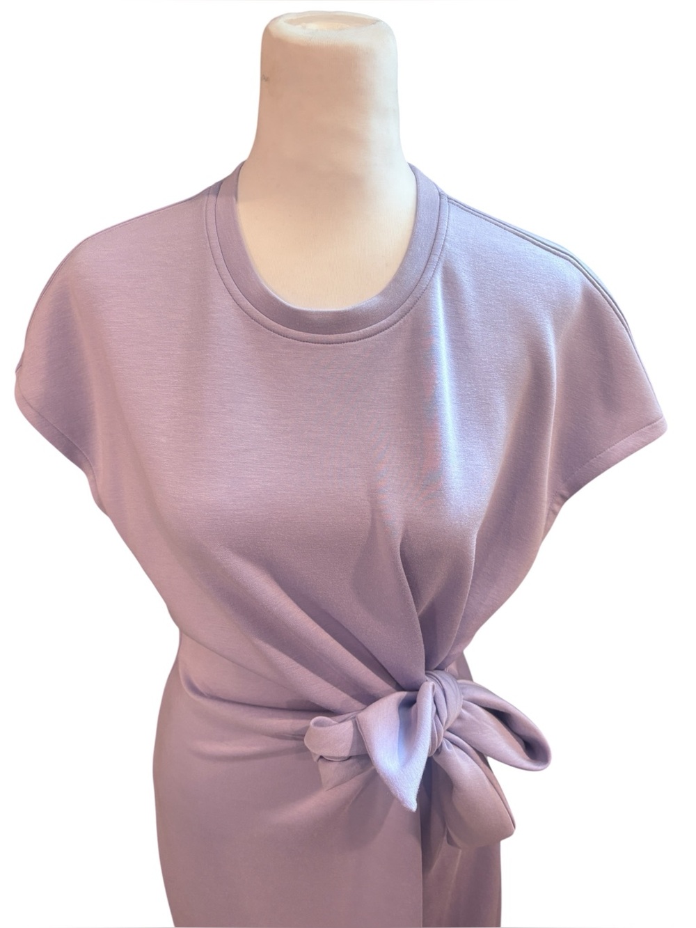 SPANX Tie-Waist Maxi Dress Lavender Purple Size Medium